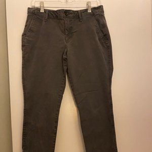 Eddie Bauer Legendwash Boyfriend Slim Pants - dark grey - size 6